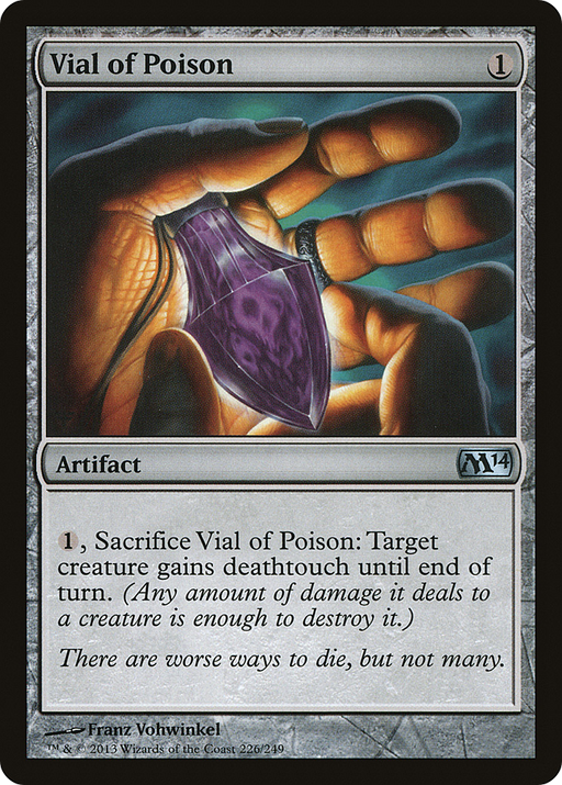 Vial of Poison (M14-226) [Magic 2014] Foil MTG Single Wizards of the Coast