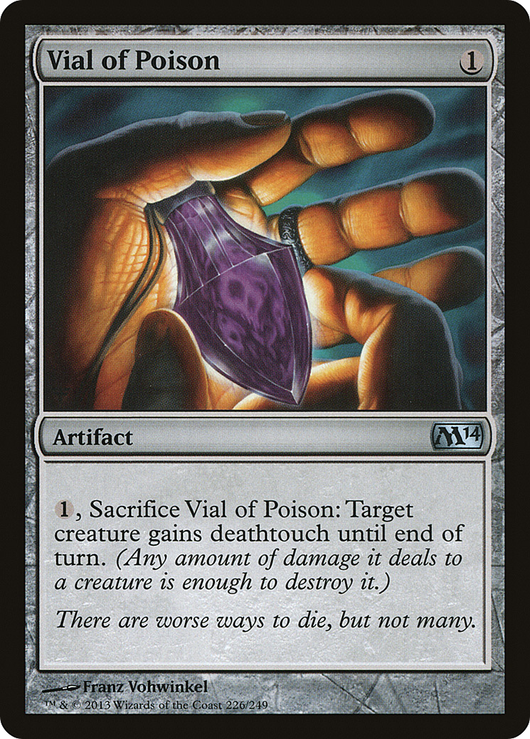 Vial of Poison (M14-226) [Magic 2014] MTG Single Wizards of the Coast