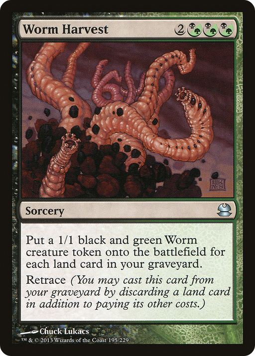 Worm Harvest (MMA-195) [Modern Masters] MTG Single Modern Masters