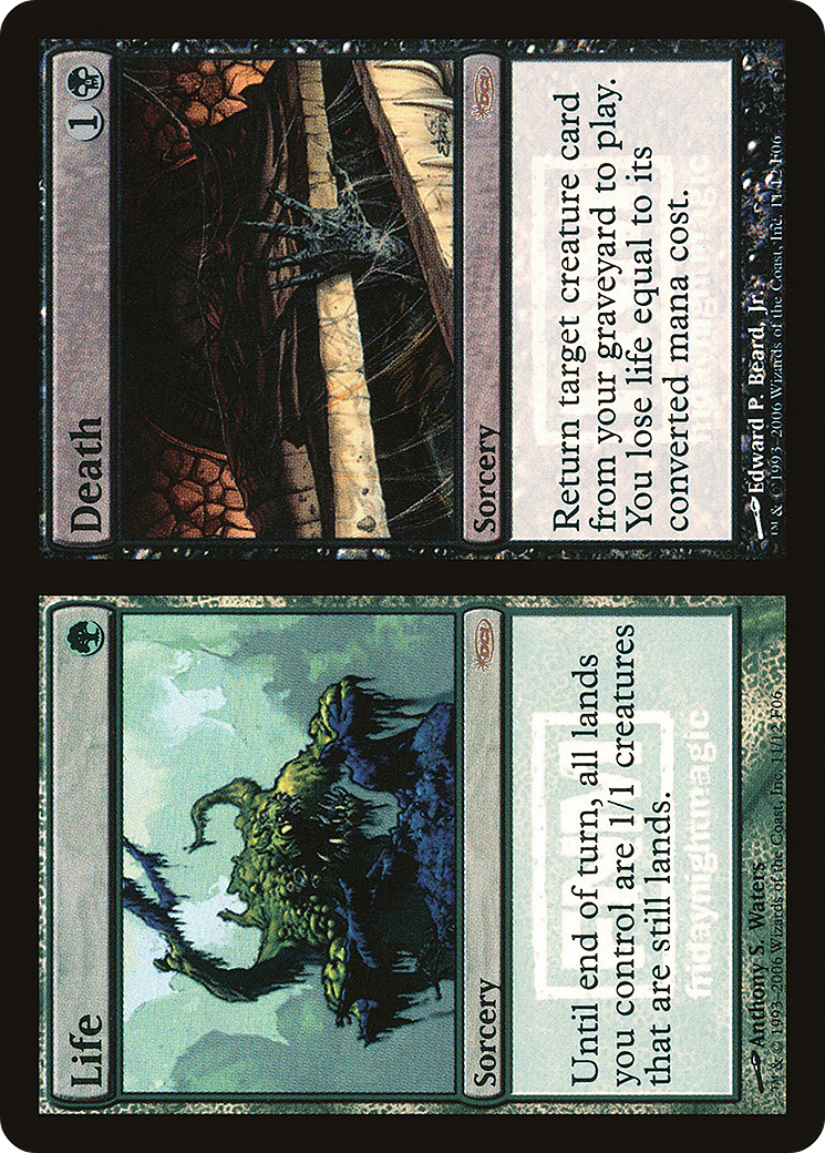 Life // Death (FNM-) [Misc] Friday Night Magic 2006 Foil MTG Single Wizards of the Coast
