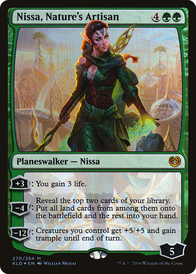 Nissa, Nature's Artisan (KLD-270) [Kaladesh] Foil MTG Single Wizards of the Coast