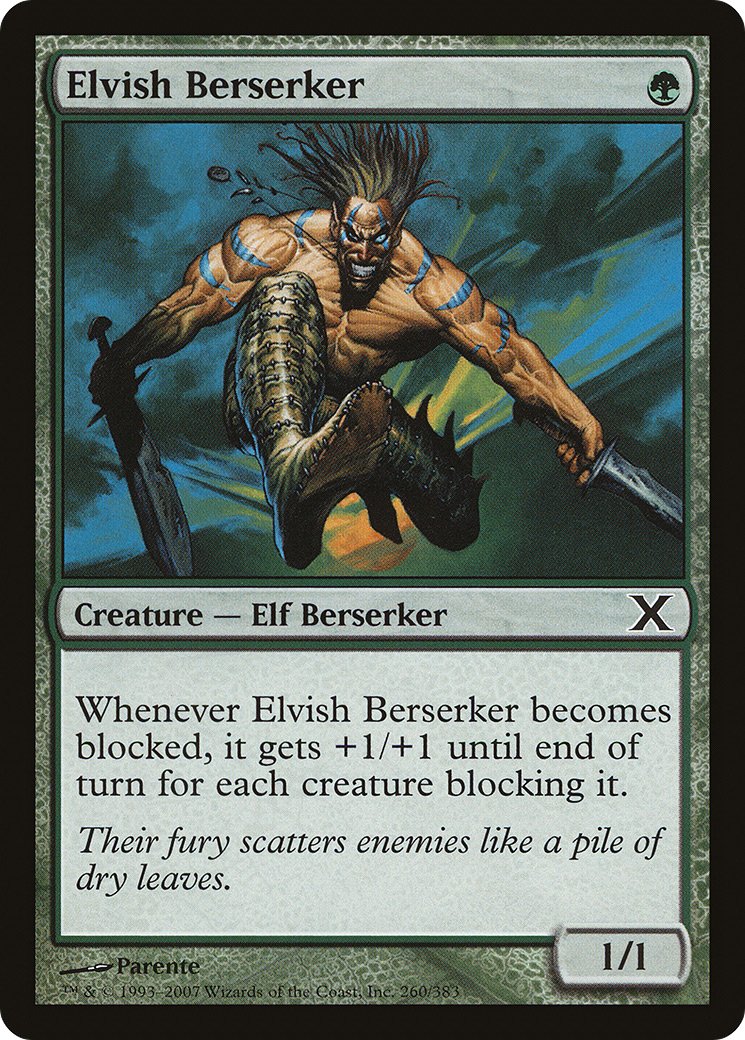 Elvish Berserker (10E-260) [Tenth Edition] MTG Single Wizards of the Coast