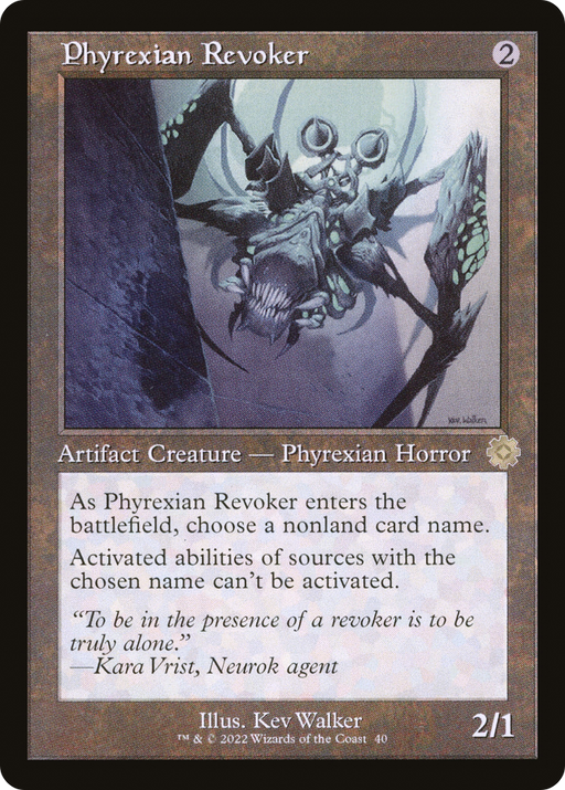 Phyrexian Revoker (BRR-040) [The Brothers' War Retro Artifacts] MTG Single Wizards of the Coast