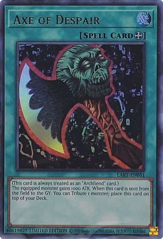 Axe of Despair [LART-EN051] Ultra Rare Yugioh Single Yu-Gi-Oh!   