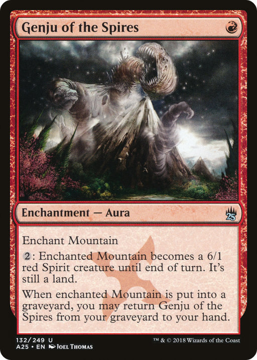 Genju of the Spires (A25-132) [Masters 25] Foil MTG Single Wizards of the Coast