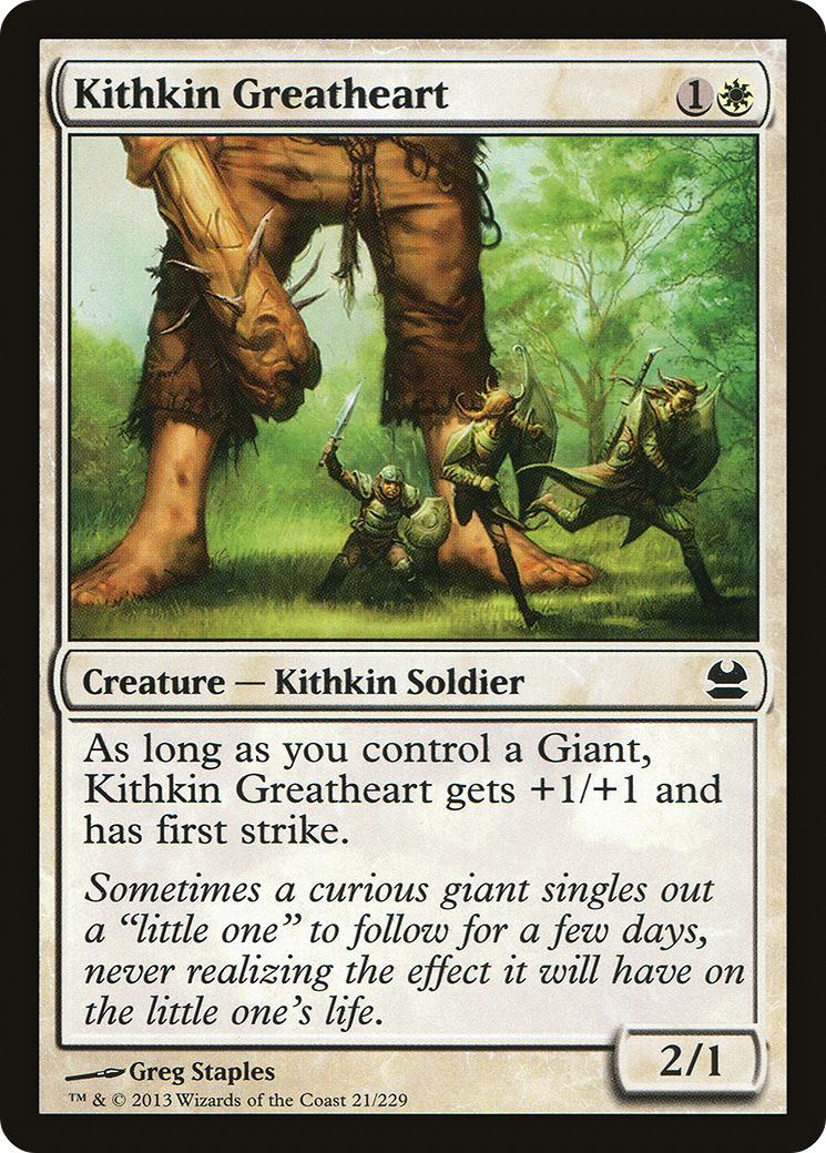 Kithkin Greatheart (MMA-021) [Modern Masters] Foil MTG Single Modern Masters