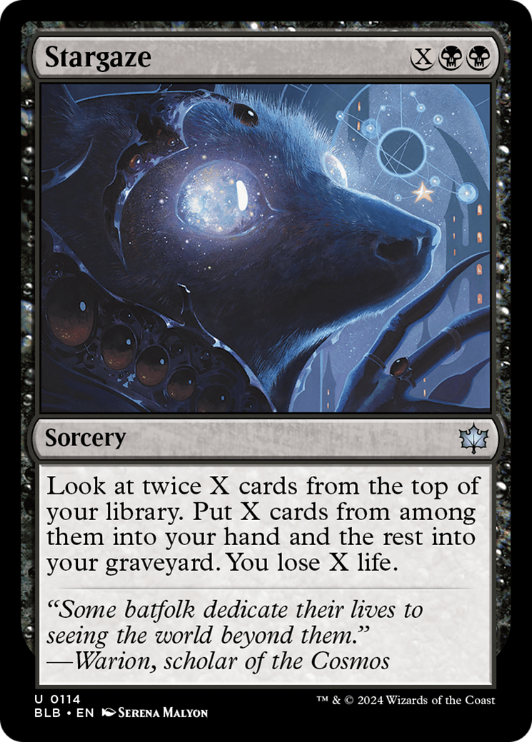 Stargaze (BLB-114) [Bloomburrow] Foil MTG Single Wizards of the Coast