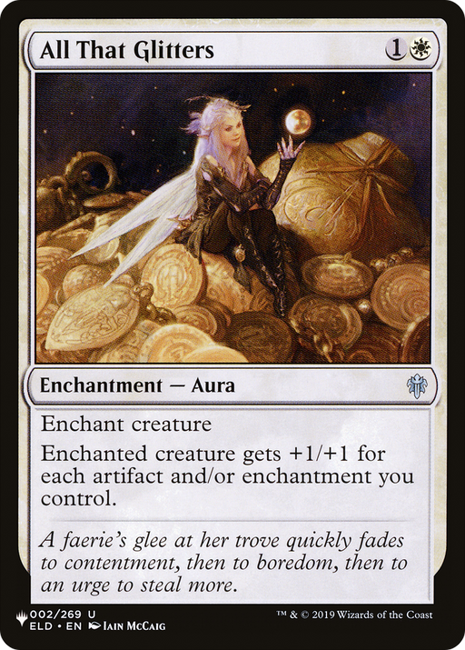 All That Glitters (LIST-ELD-2) [Mystery Booster] The List MTG Single Wizards of the Coast