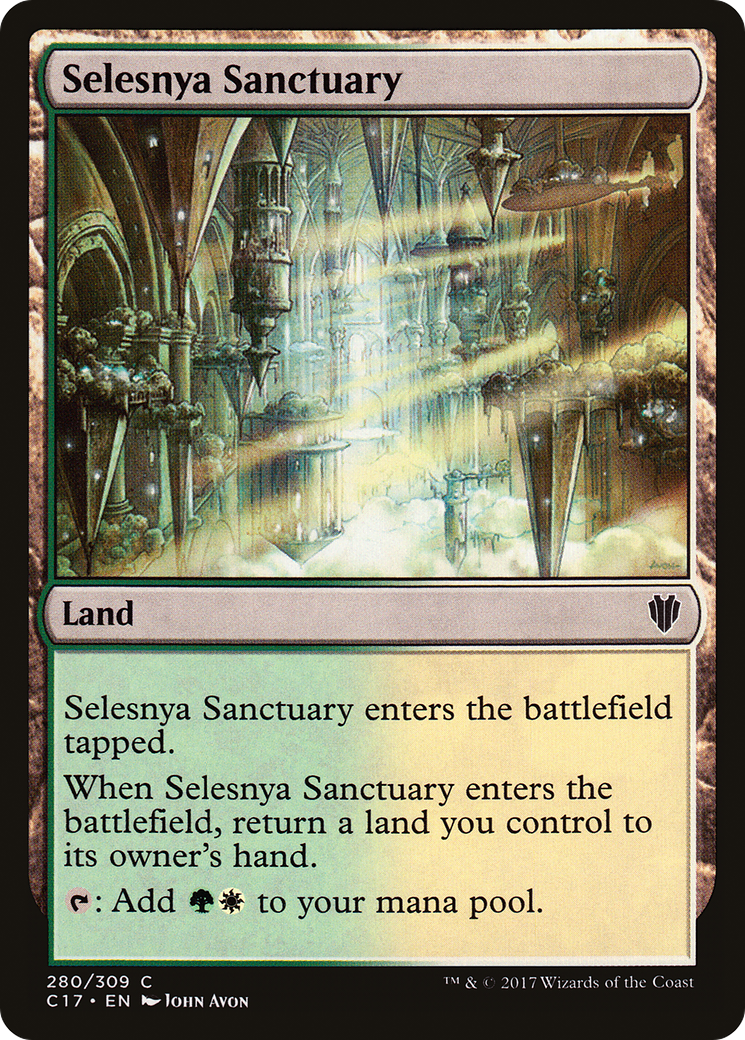 Selesnya Sanctuary (C17-280) [Commander 2017] MTG Single Wizards of the Coast