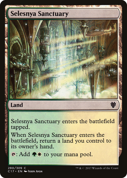 Selesnya Sanctuary (C17-280) [Commander 2017] MTG Single Wizards of the Coast