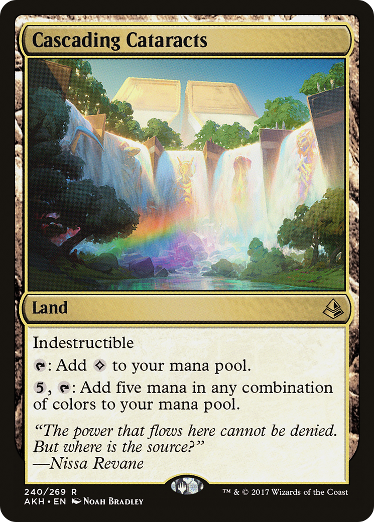 Cascading Cataracts (AKH-240) [Amonkhet] MTG Single Wizards of the Coast