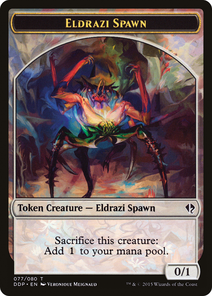 Eldrazi Spawn Token (077) (DDP-077) [Misc] Duel Decks: Zendikar vs. Eldrazi MTG Single Wizards of the Coast