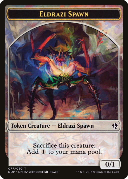 Eldrazi Spawn Token (077) (DDP-077) [Misc] Duel Decks: Zendikar vs. Eldrazi MTG Single Wizards of the Coast