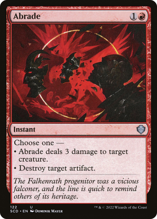 Abrade (SCD-122) [Starter Commander Decks] MTG Single Wizards of the Coast