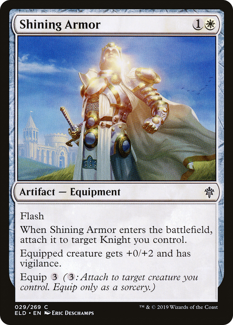 Shining Armor (ELD-029) [Throne of Eldraine] Foil MTG Single Wizards of the Coast
