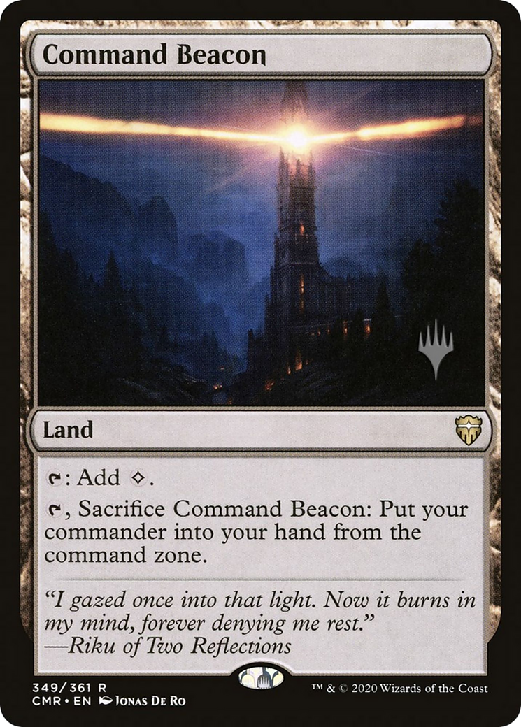 Command Beacon (PPMKM-349) [Commander Legends Promos] MTG Single Wizards of the Coast