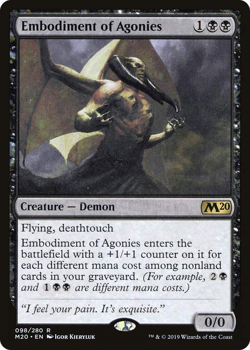 Embodiment of Agonies (M20-098) [Core Set 2020] MTG Single Wizards of the Coast
