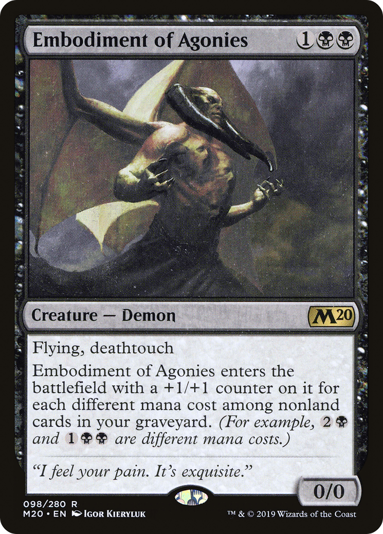 Embodiment of Agonies (M20-098) [Core Set 2020] Foil MTG Single Wizards of the Coast