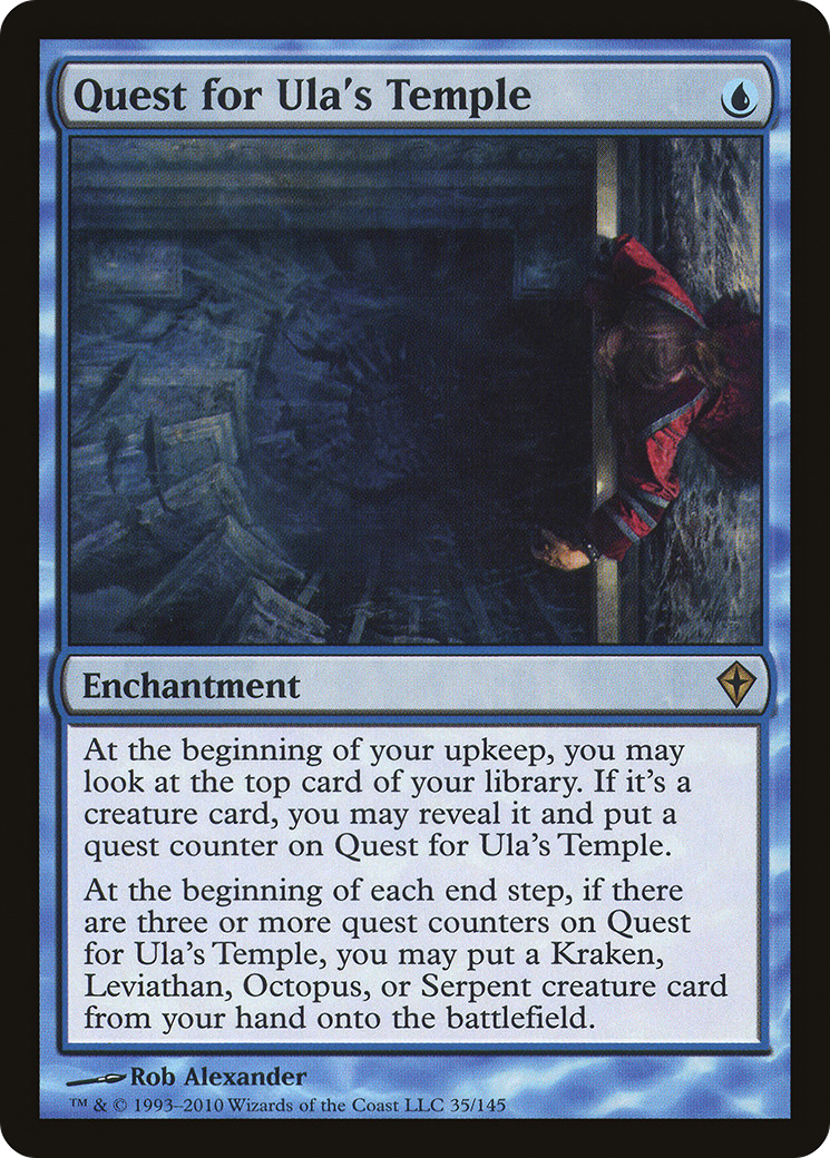 Quest for Ula's Temple (WWK-035) [Worldwake] MTG Single Wizards of the Coast