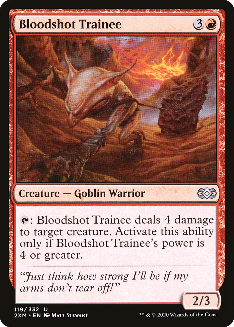 Bloodshot Trainee (2XM-119) [Double Masters] MTG Single Wizards of the Coast