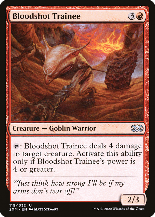 Bloodshot Trainee (2XM-119) [Double Masters] MTG Single Wizards of the Coast