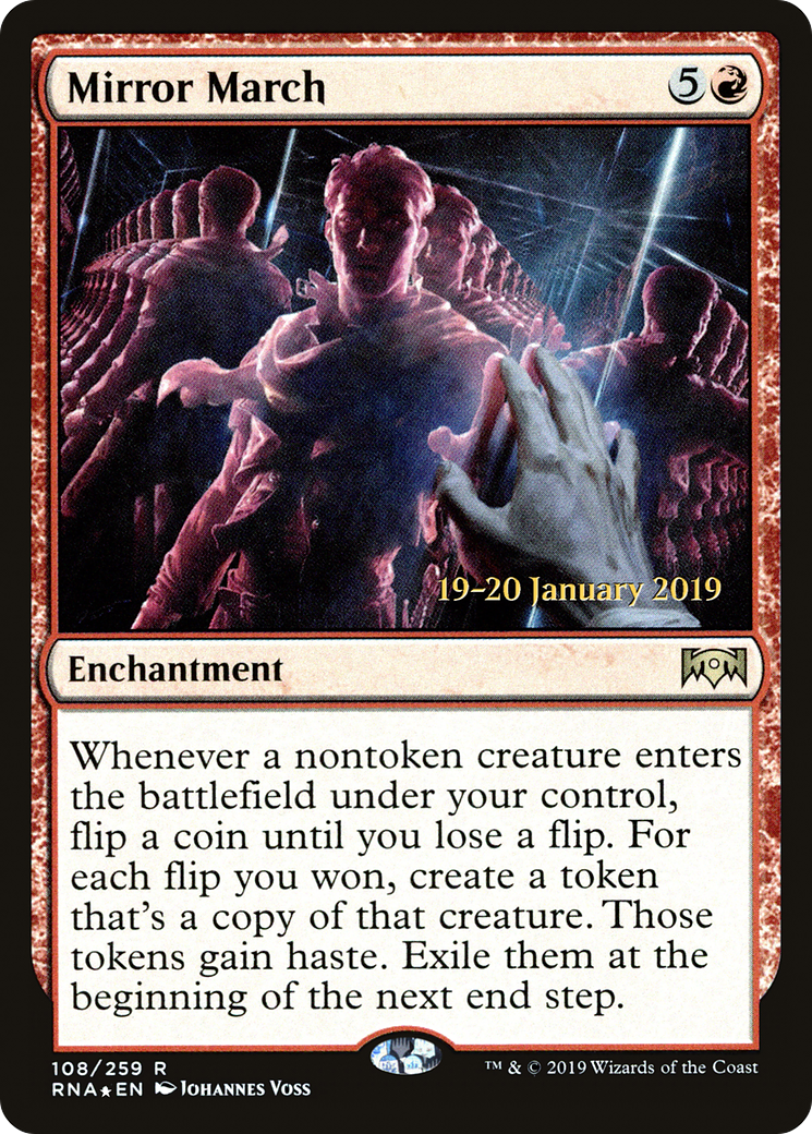 Mirror March (PRE-108) [Ravnica Allegiance Promos] Foil MTG Single Wizards of the Coast