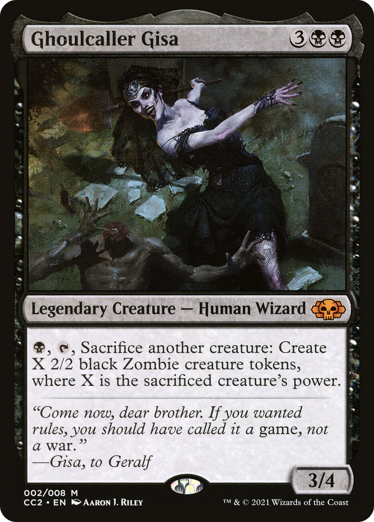 Ghoulcaller Gisa (CC2-002) [Misc] Commander Collection: Black MTG Single Wizards of the Coast