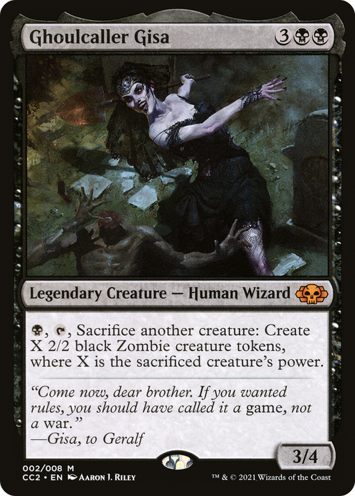 Ghoulcaller Gisa (CC2-002) [Misc] Commander Collection: Black MTG Single Wizards of the Coast