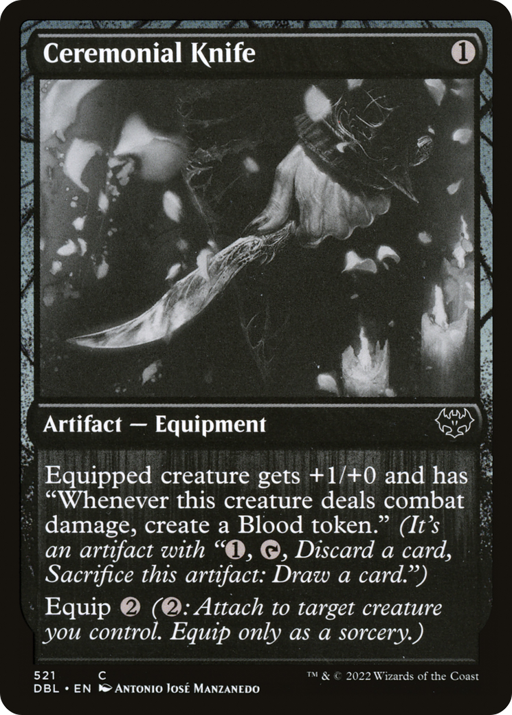 Ceremonial Knife (DBL-521) [Innistrad: Double Feature] MTG Single Wizards of the Coast