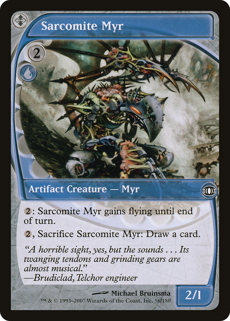 Sarcomite Myr (FUT-056) [Future Sight] Foil MTG Single Wizards of the Coast