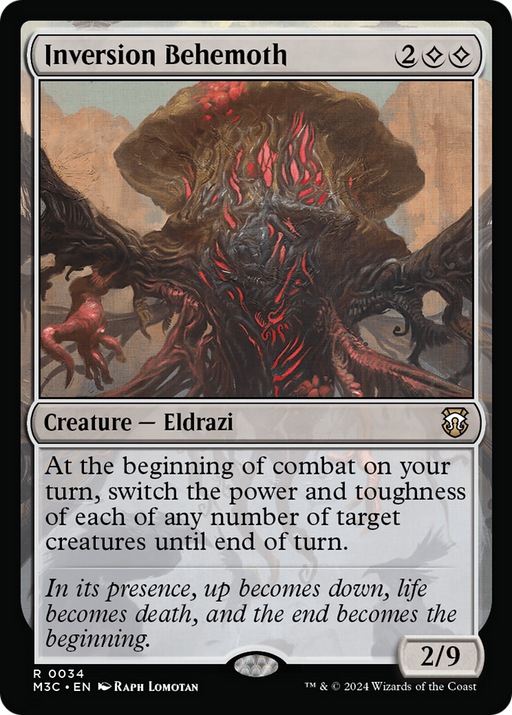 Inversion Behemoth (M3C-034) [Modern Horizons 3 Commander] MTG Single Wizards of the Coast