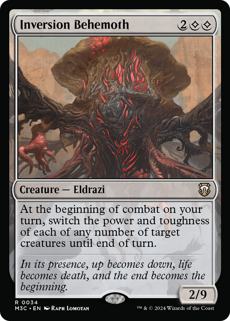 Inversion Behemoth (M3C-034) [Modern Horizons 3 Commander] MTG Single Wizards of the Coast