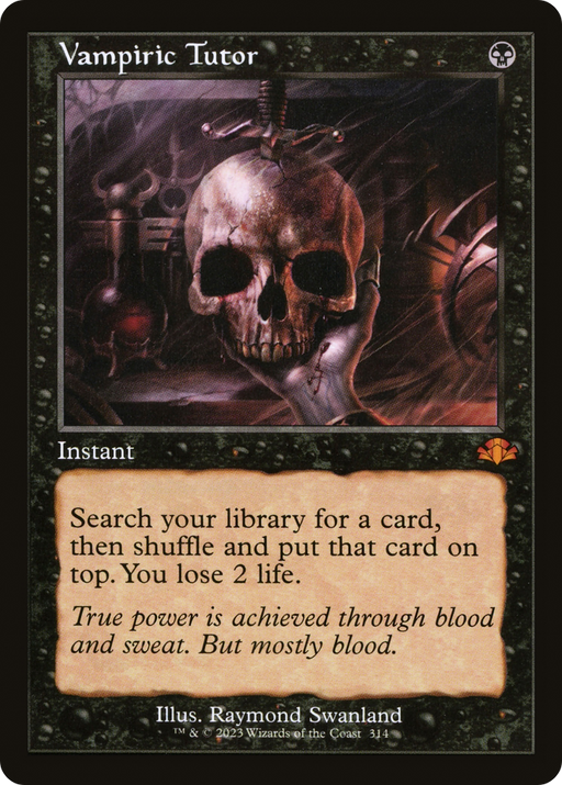 Vampiric Tutor (DMR-314) [Dominaria Remastered] MTG Single Wizards of the Coast