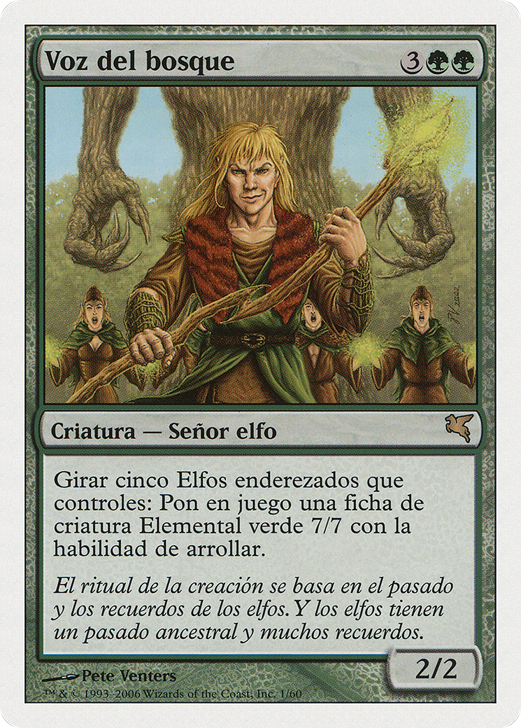 Voice of the Woods (PSAL-0B1) [Misc] Salvat 2005 MTG Single Wizards of the Coast