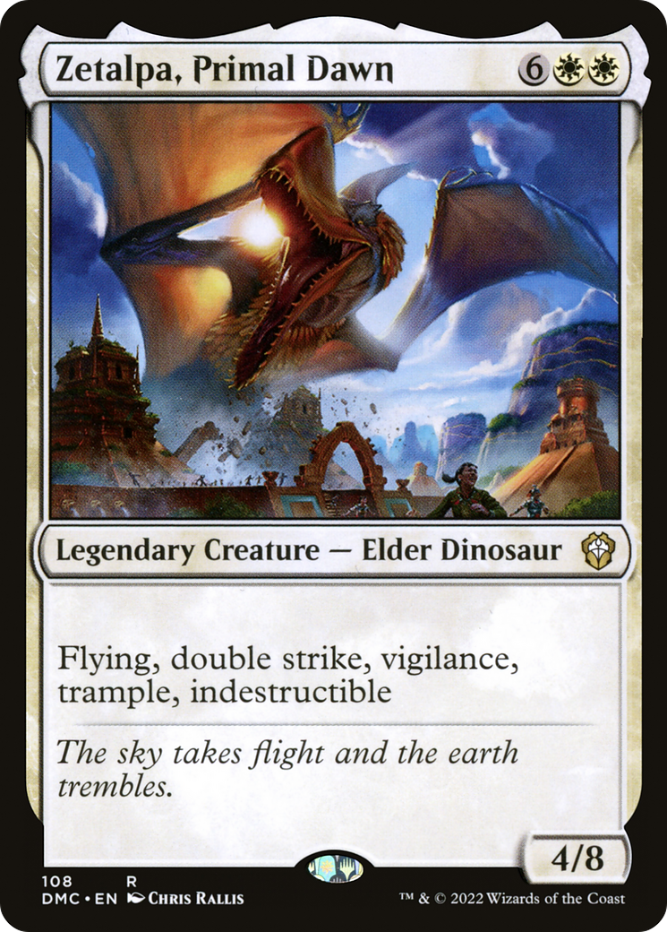 Zetalpa, Primal Dawn (DMC-108) [Dominaria United Commander] MTG Single Wizards of the Coast