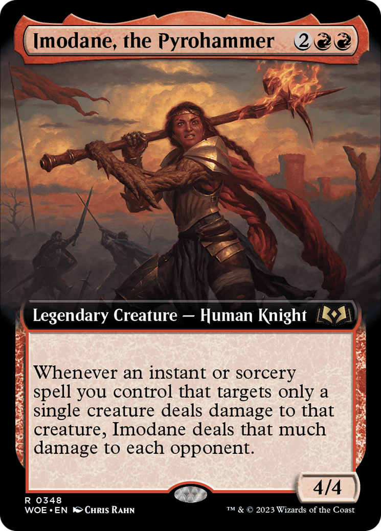 Imodane, the Pyrohammer (WOE-348) [Wilds of Eldraine] (Extended Art) Foil MTG Single Wizards of the Coast