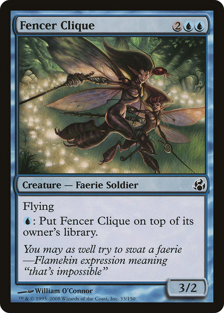 Fencer Clique (MOR-033) [Morningtide] Foil MTG Single Wizards of the Coast