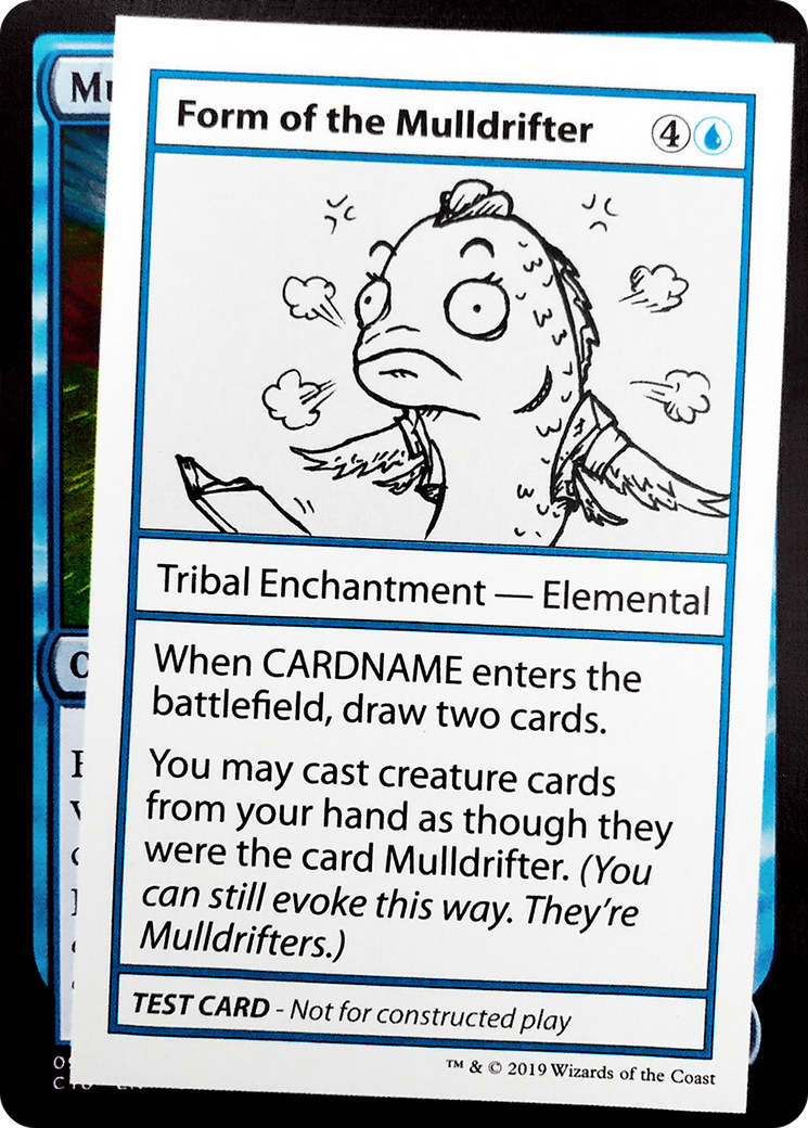 Form of the Mulldrifter (CMB1-022) [Mystery Booster] Playtest Cards 2021 MTG Single Wizards of the Coast
