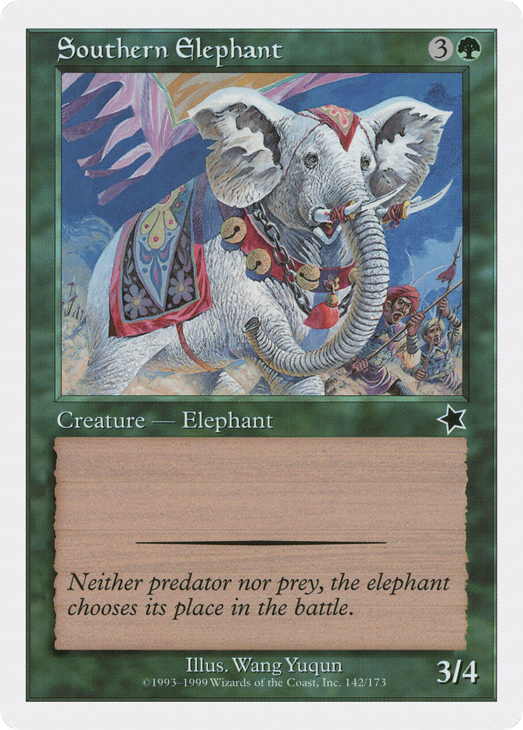 Southern Elephant (S99-142) [Misc] Starter 1999 MTG Single Wizards of the Coast