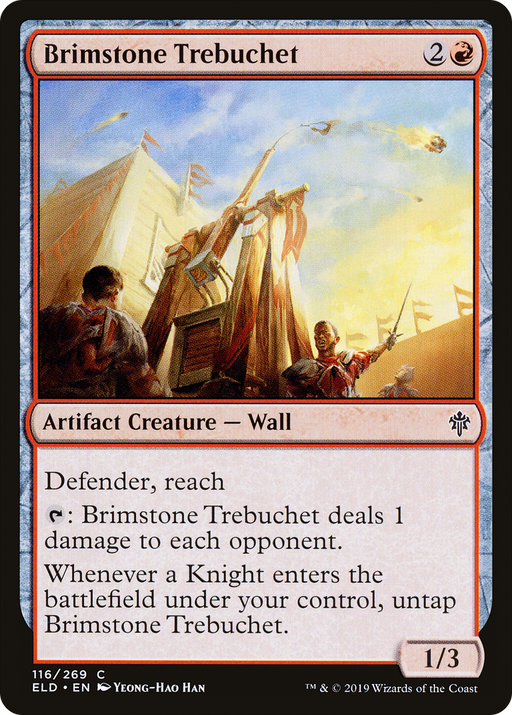 Brimstone Trebuchet (ELD-116) [Throne of Eldraine] MTG Single Wizards of the Coast