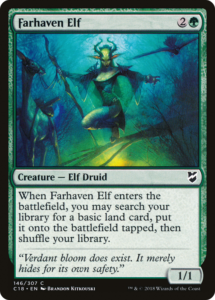 Farhaven Elf (C18-146) [Commander 2018] MTG Single Wizards of the Coast