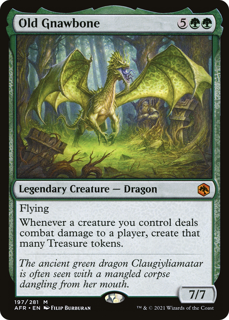 Old Gnawbone (AFR-197) [Adventures in the Forgotten Realms] Foil MTG Single Wizards of the Coast
