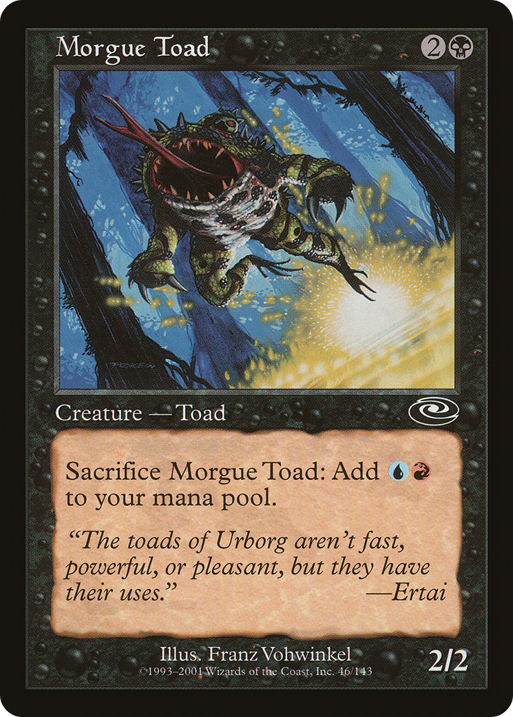 Morgue Toad (PLS-046) [Planeshift] Foil MTG Single Wizards of the Coast