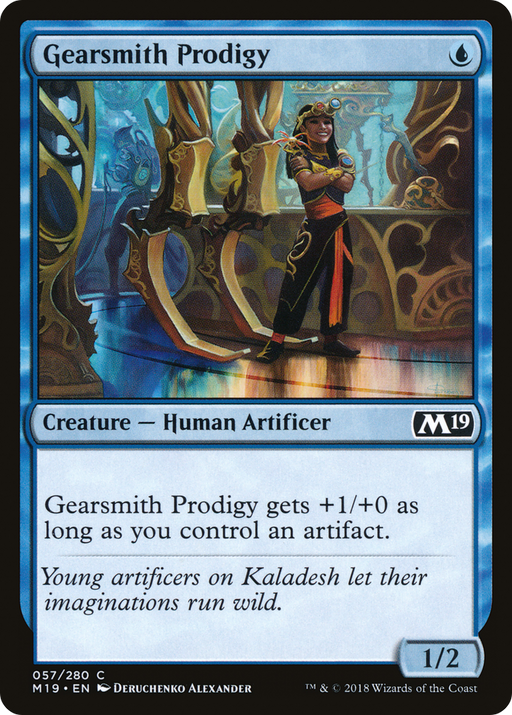 Gearsmith Prodigy (M19-057) [Core Set 2019] MTG Single Wizards of the Coast