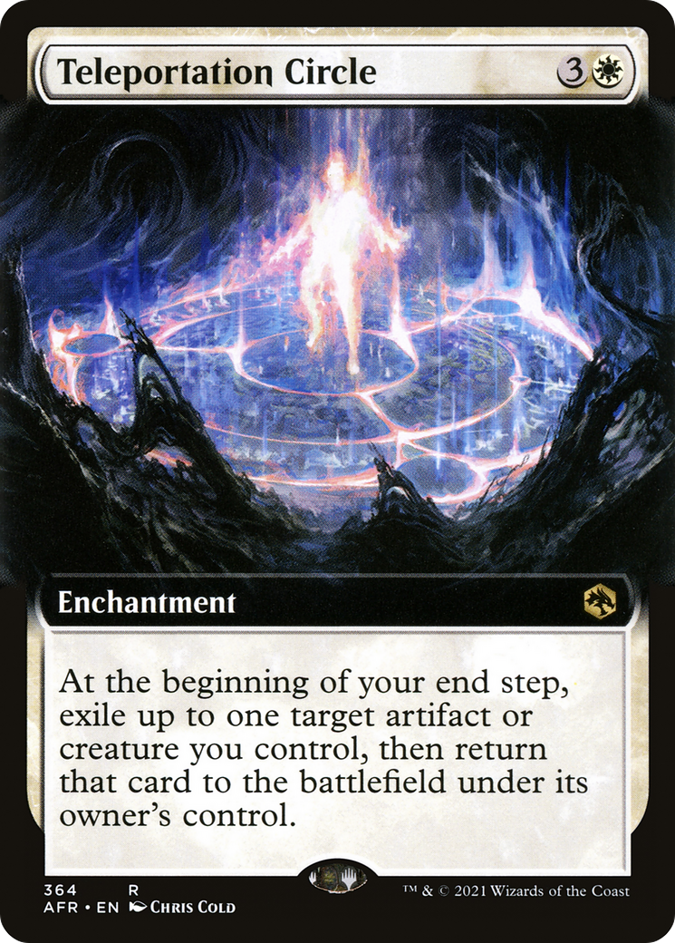 Teleportation Circle (AFR-364) [Adventures in the Forgotten Realms] (Extended Art) MTG Single Wizards of the Coast