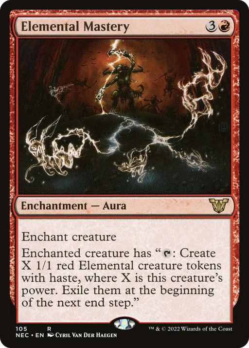 Elemental Mastery (NEC-105) [Neon Dynasty Commander] MTG Single Wizards of the Coast