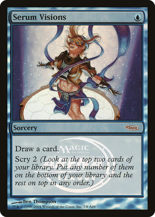 Serum Visions (ARENA-) [Misc] Arena League 2004 Foil MTG Single Wizards of the Coast