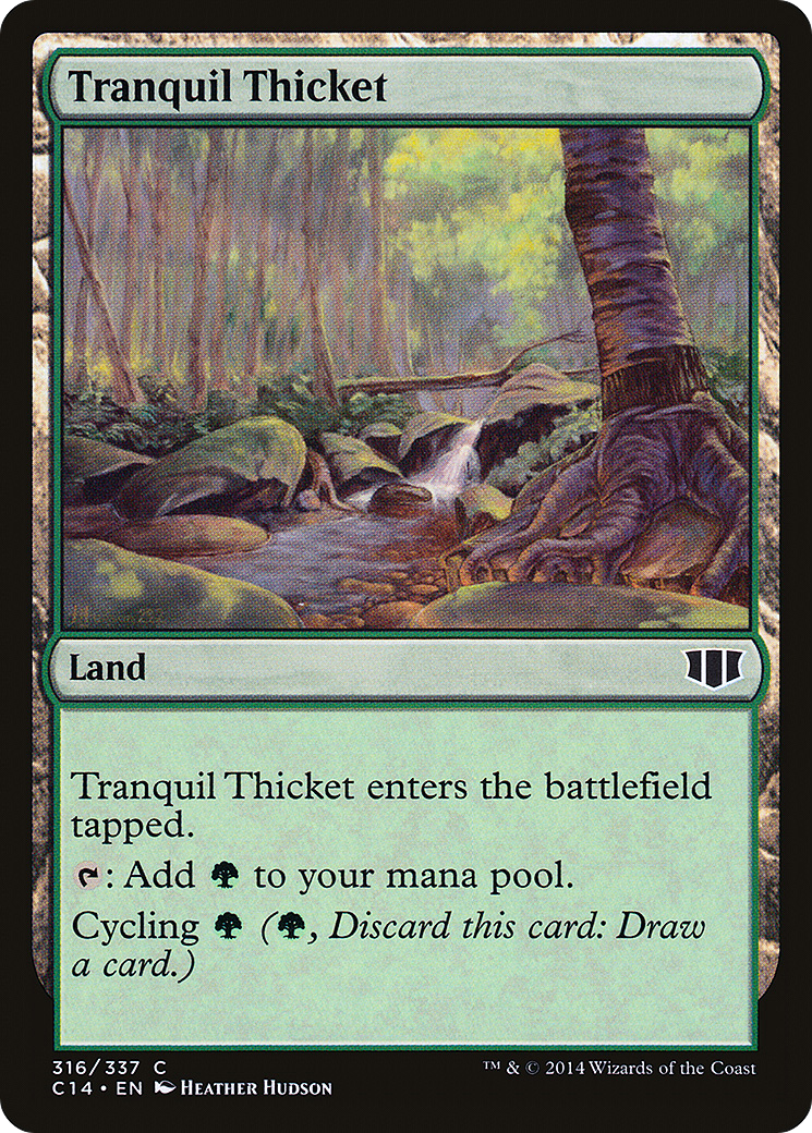 Tranquil Thicket (C14-316) [Commander 2014] MTG Single Wizards of the Coast