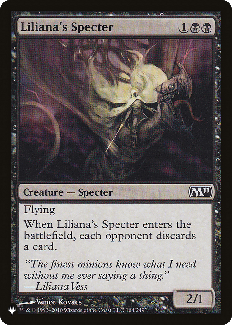 Liliana's Specter (LIST-M11-104) [Mystery Booster] The List MTG Single Wizards of the Coast