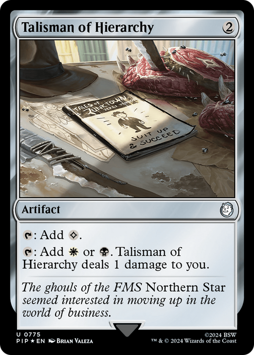 Talisman of Hierarchy (Surge Foil) (PIP-775) [Fallout] Foil MTG Single Wizards of the Coast